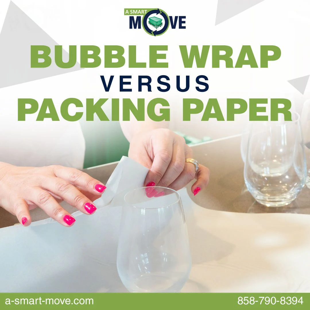 Bubble Wrap vs. Packing Paper