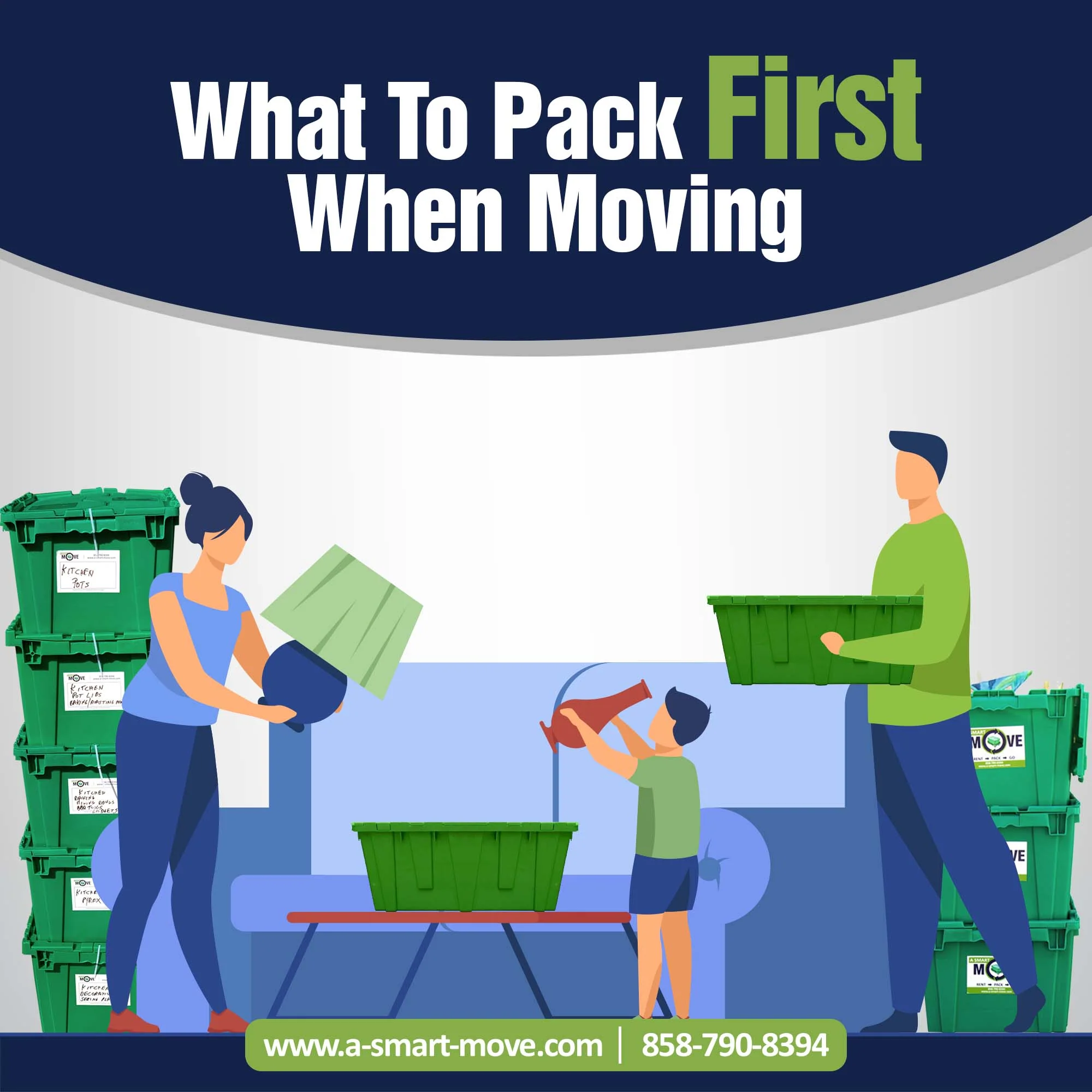 What to Pack First When Moving
