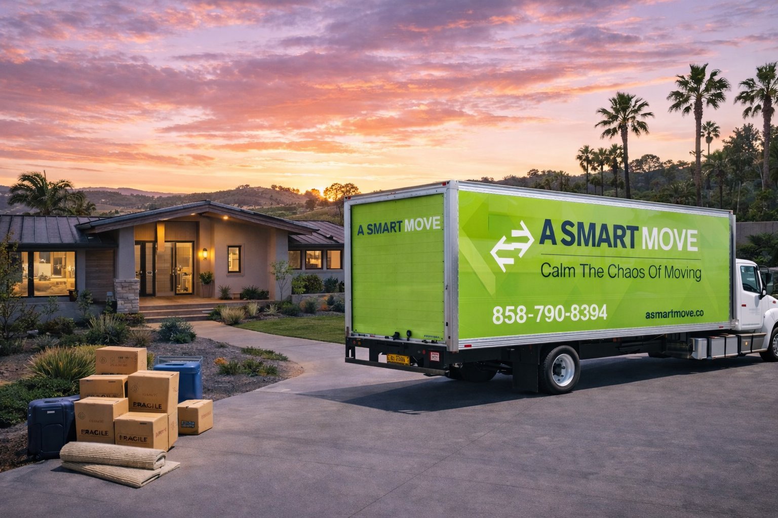 A SMART MOVE luxury home service — La Jolla, Del Mar, Rancho Santa Fe